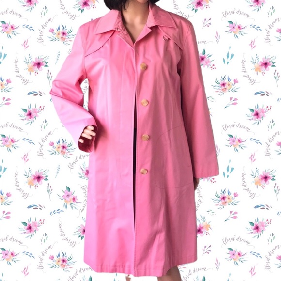 Talbots Jackets & Blazers - Pink Rain Weather Coat
